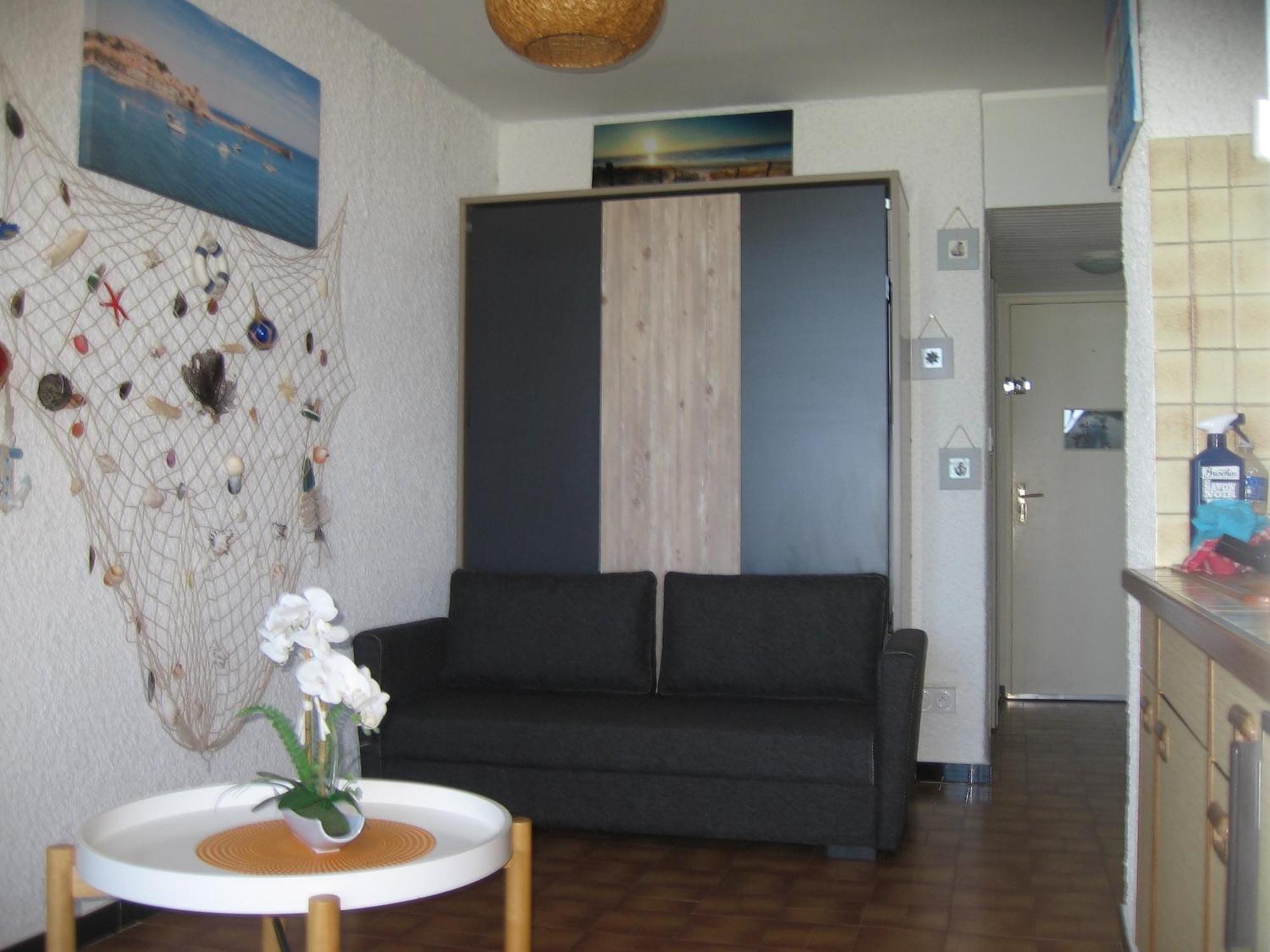 Studio Vue Sur La Mer Au 6Eme Et Dernier Etage กาเนต์-อ็อง-รูสซียง ภายนอก รูปภาพ
